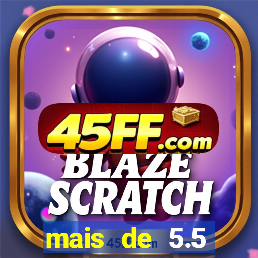 mais de 5.5 escanteios o que significa